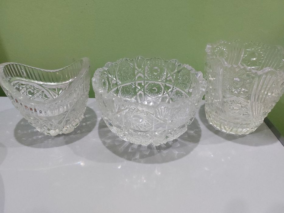 Конфетница стеклянная салатник