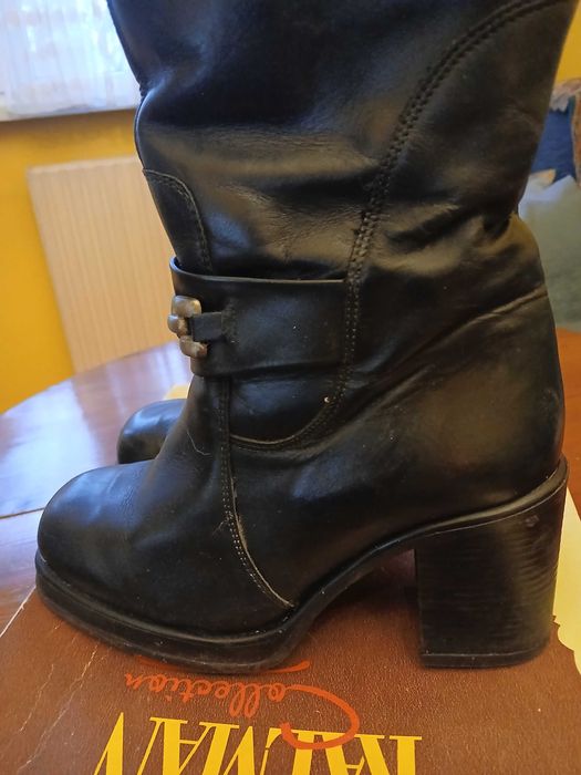 Високи кожени ботуши Kalman № 40