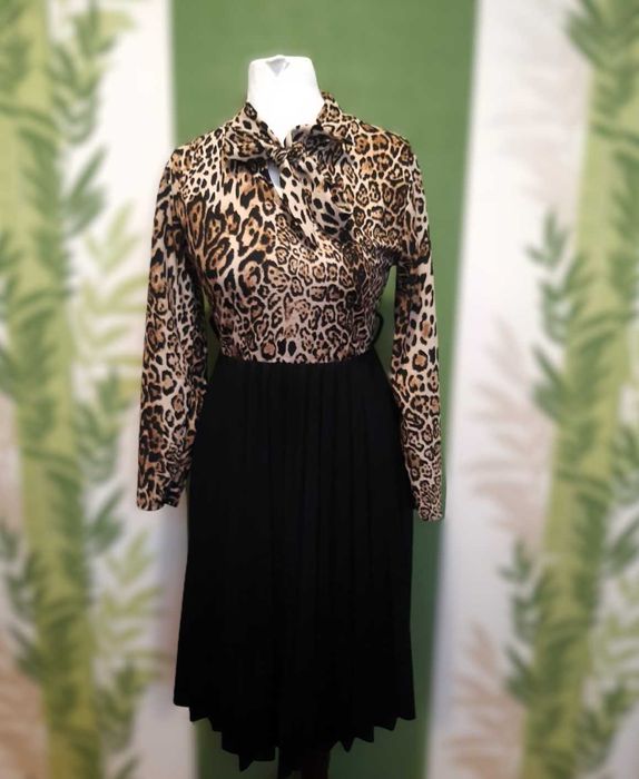 Rochie animal print, marimea S, New Collection