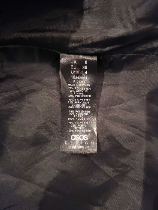 Дамско палто Asos , овърсайз