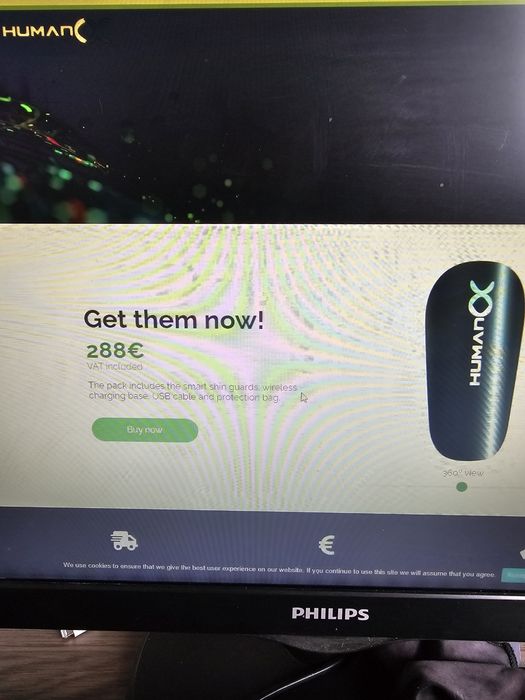 Aparatori tibie smart din carbon humanox