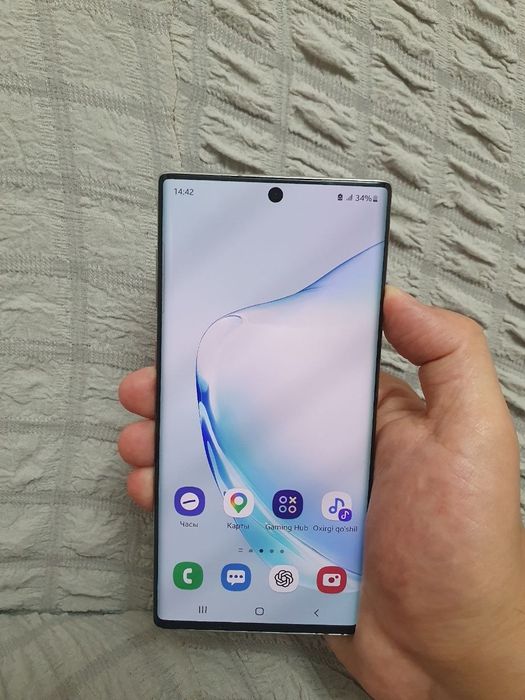Samsung Galaxy Note 10 5G 12/256GB Silver Igravoy Flagman Holati Zor