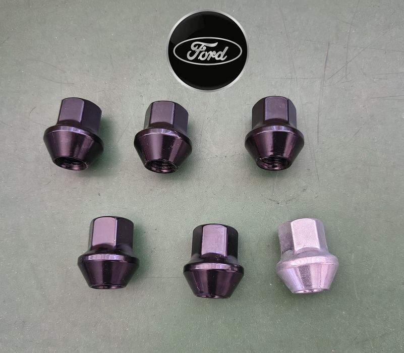 Piulite Negre  prezoane pline Ford Focus Fiesta Mondeo C-Max sau Volvo jante ALIAJ
Magazin Piese Auto