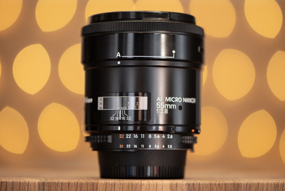 Nikon AF 55mm f/2.8 макро обектив Никон macro