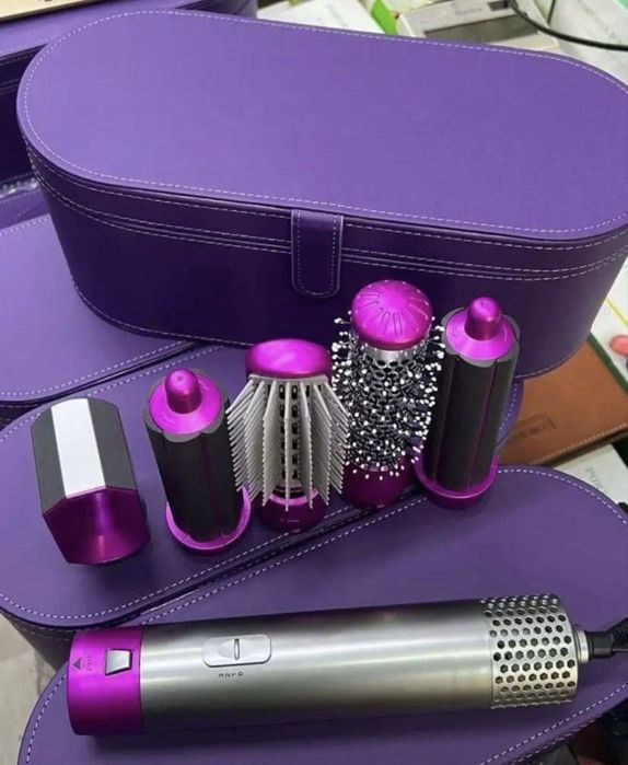 Дайсон 5в1 фен, укладка волос