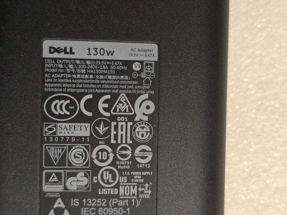 Incarcator laptop Dell HA130PM130 19.5V 6.67A 130W mufa: 4.5 x 3.0mm