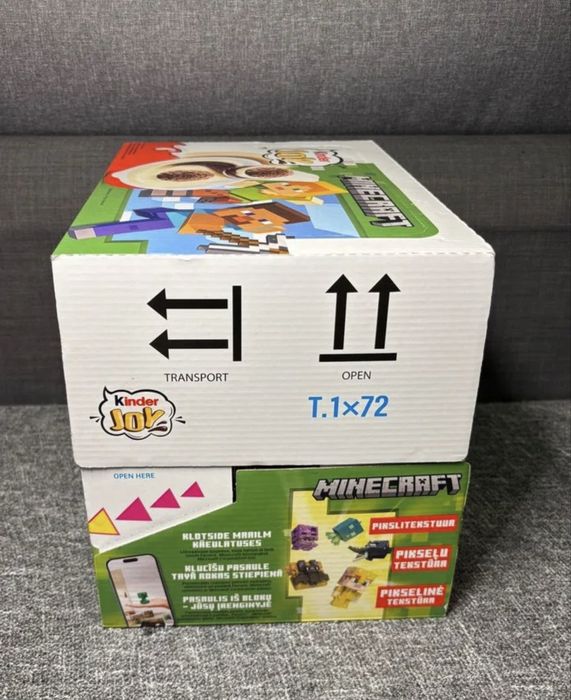 Киндер Джой майнкрафт Kinder joy minecraft