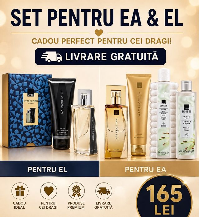 Oferte speciale parfumuri,geluri dush , seturi Avon
