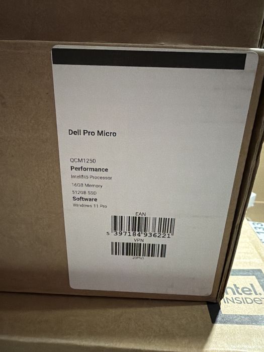 Vand unitate dell pro micro qcm 1250 noua i5 14500 8/16gb ddr5 512ssd