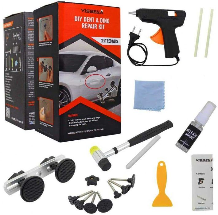 Ремонтен комплект за изправяне на вдлъбнатини по колата - Visbella