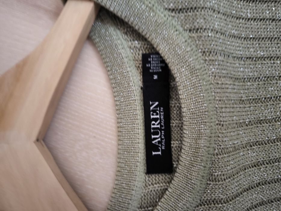 Плетена блуза с къс ръкав Lauren Ralph Lauren