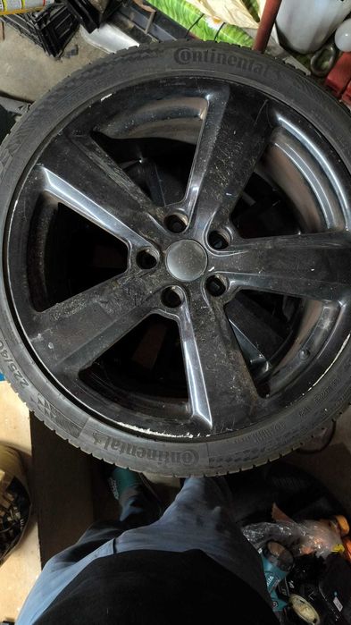 Jante Negre 18" VW Audi Skoda Seat + anvelope 225/40/r18