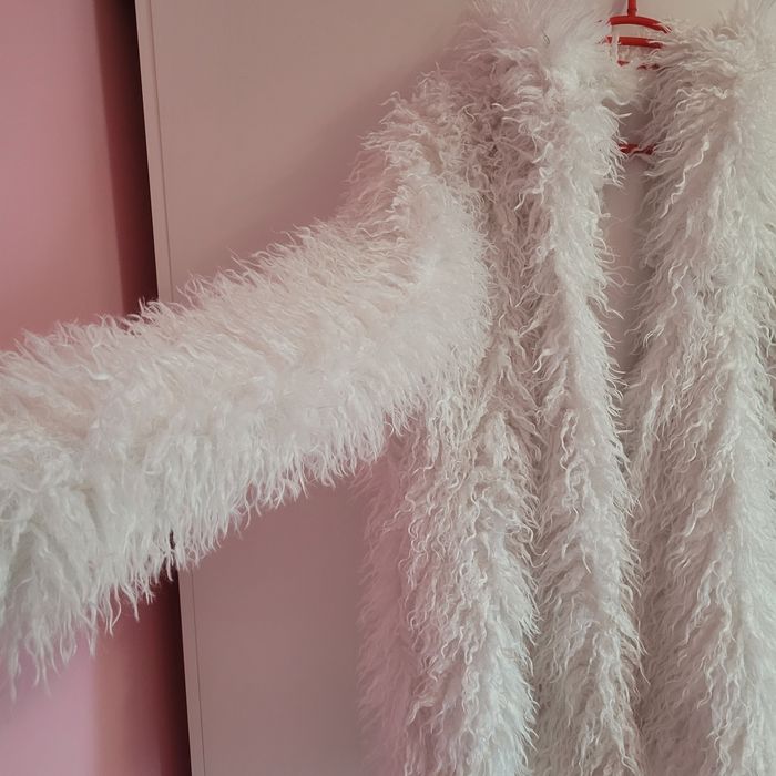 Бяло палто размер С