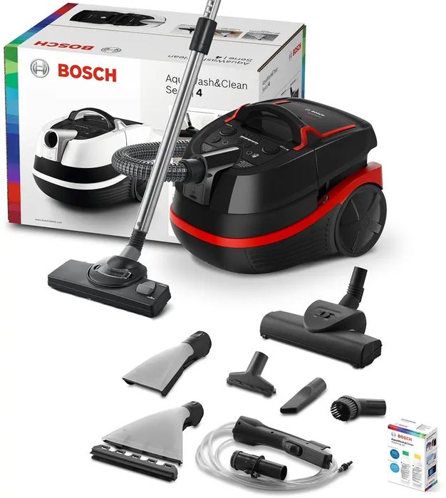 Прахосмукачка за мокро и сухо почистване Bosch Serie 4