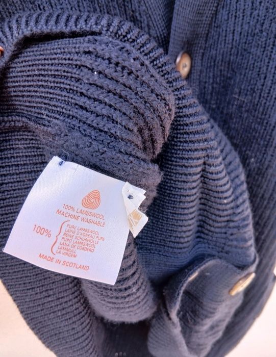 Cardigan tricotat din lana de miel M