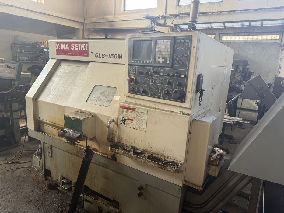 CNC Струг YAMA SEIKI GLS-150M + Прътоподаващо + FANUC Oi-TC