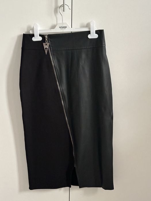 Миди юбка на молнии