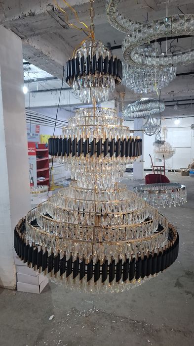 Люстра  үлкен залға т.б бағасы келісімді новый