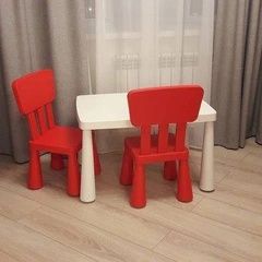 Стол и стул Ikea mammut икеа икея