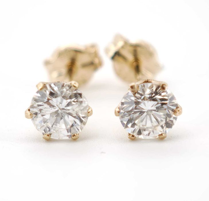 Cercei 14k cu diamante 0,68ct