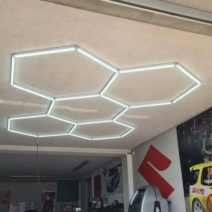 Led осветление пчелна пита - Hexagon 170x240см