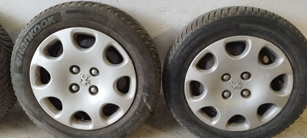 4бр. Джанти 15 цола 4х108 Пежо/Ситроен + зимни гуми и тасове