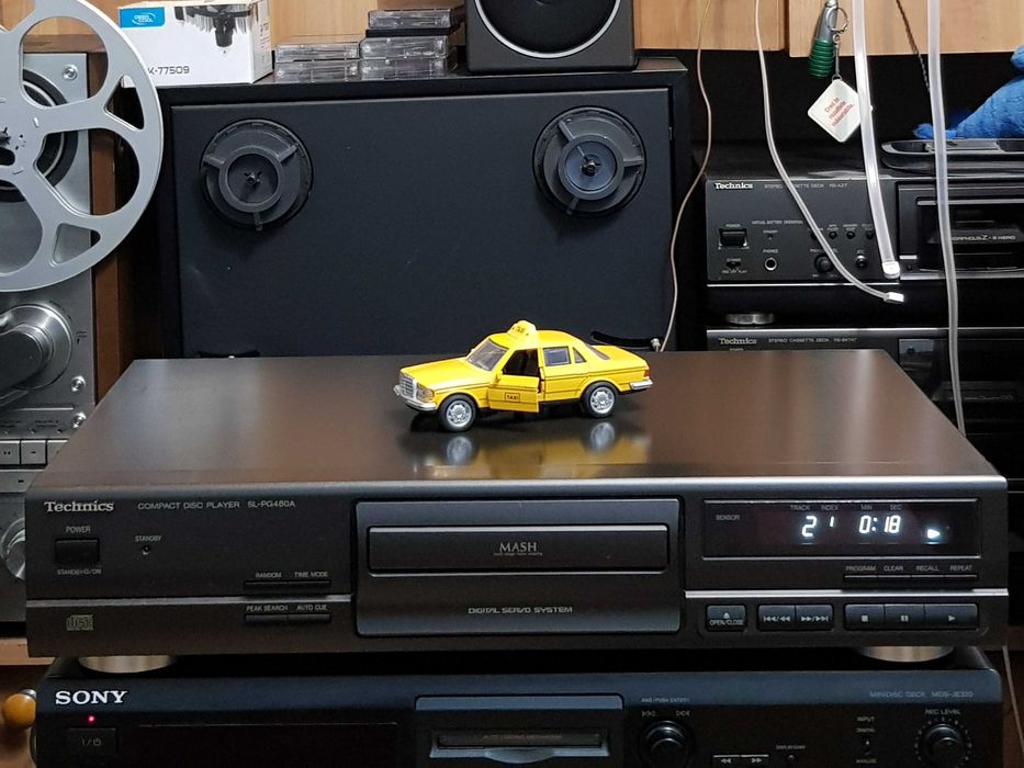 Compact Disc Stereo Cd Player Vintage TECHNICS SL PG480 TRACK PLAYER ...