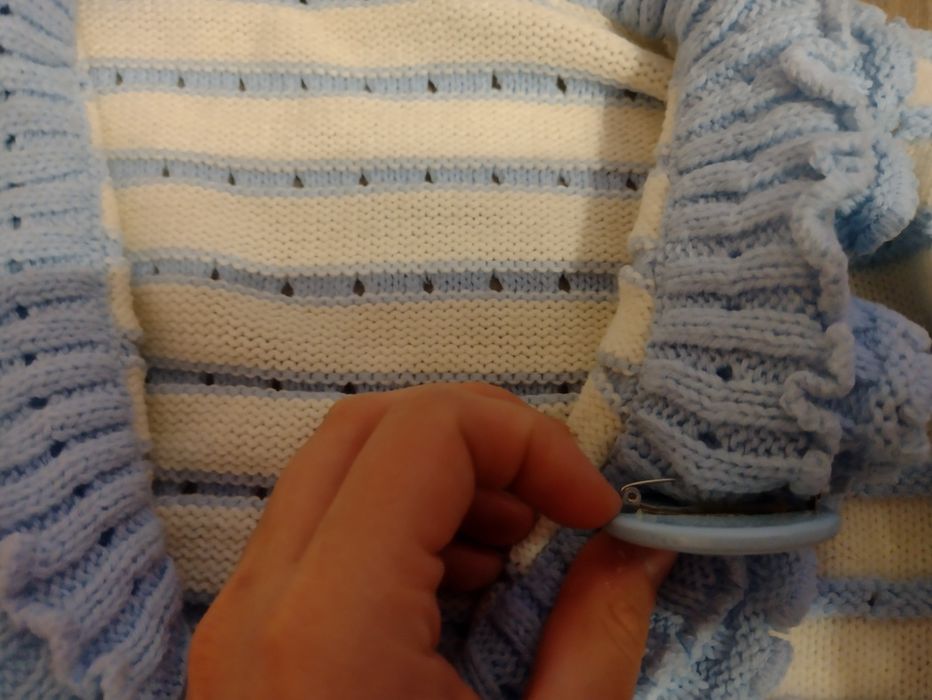 Дамска жилетка на райета