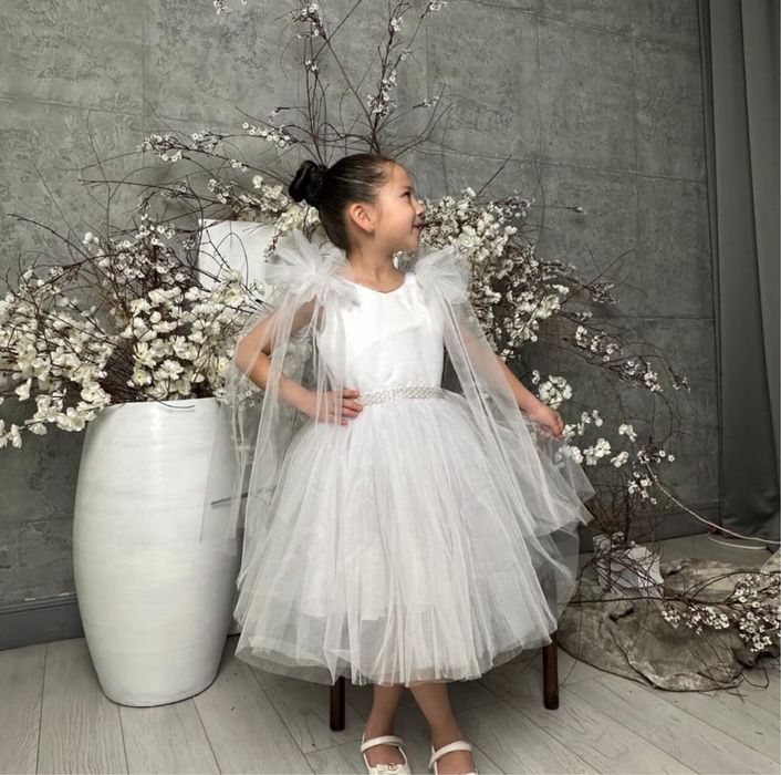 Белое платье детское