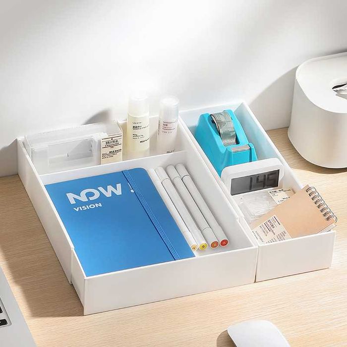 Регулируема кутия-органайзер за чекмедже – голям размер