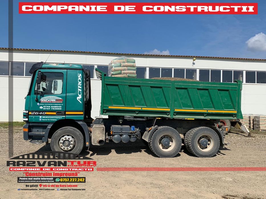 Balast Iasi 0-16 mm pentru beton | Nisip Iasi + Pietriș | Ciment |