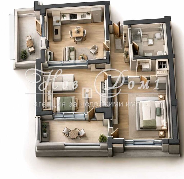 Продава се Тристаен апартамент в Варна, Бриз - 80 кв.м за 2100 €/кв.м - Снимка #1