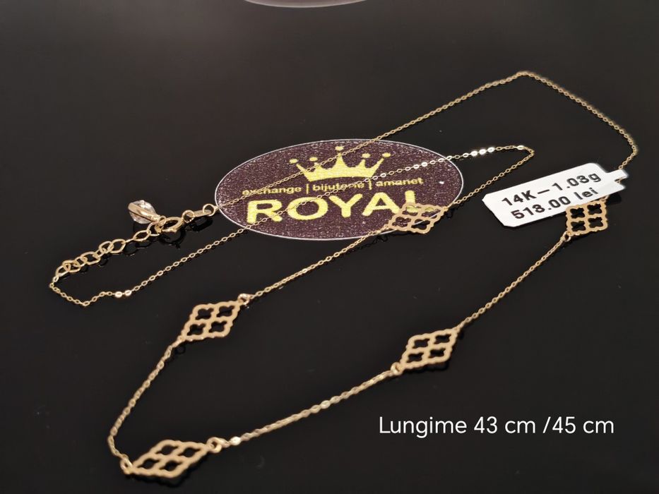 Bijuteria Royal: Lanț aur 14k 1.03 gr