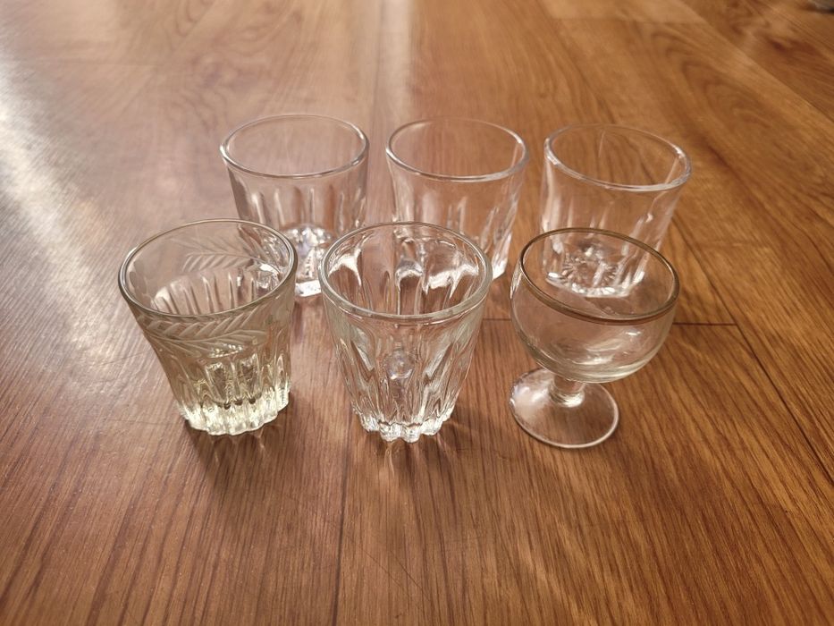 Рюмки времён СССР (6 шт, разные)