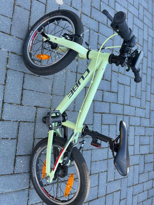 BICICLETA COPII CUBE CUBIE 160 green-red roti 16"