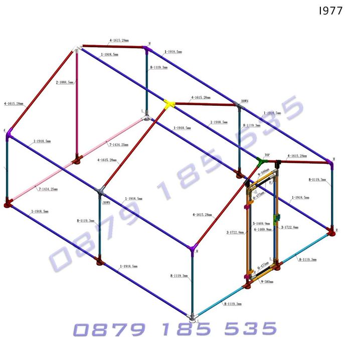 Метален кокошарник покрив домашни птици животни къща кокошки сглобяема