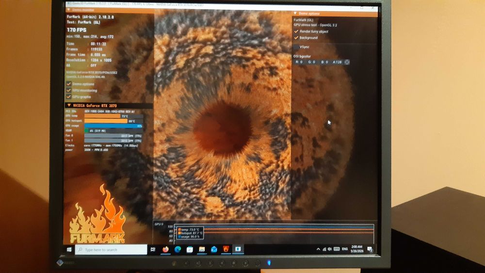 ASUS Rog Strix RTX 3070 8GB GDDR6 Gaming OC GPU