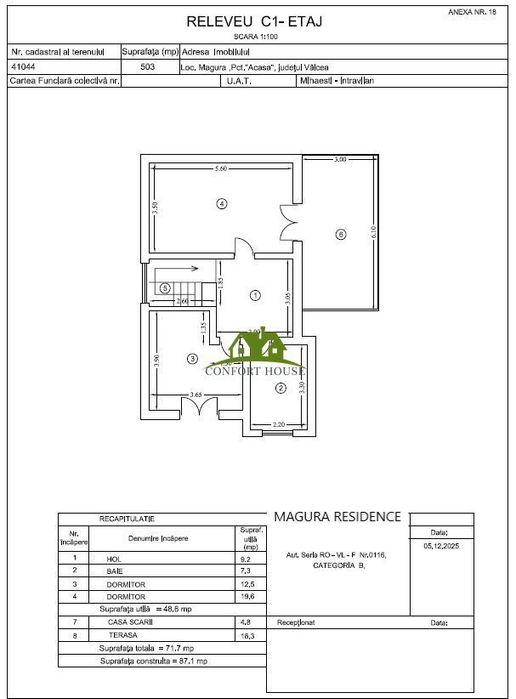 Casă individuală Noua 2026 P+E /Măgura Residence/ Mihăești – VL