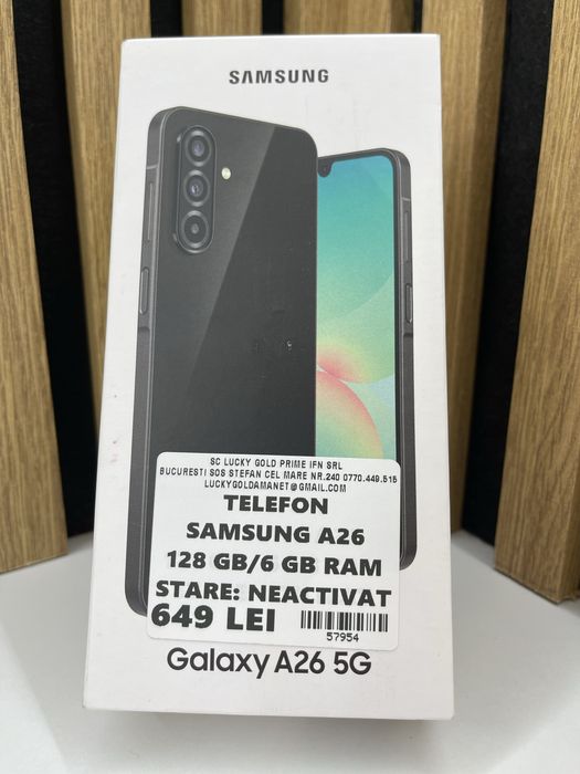 Samsung A26 NOU 128Gb 6Gb ram Garantie / Factura #57954