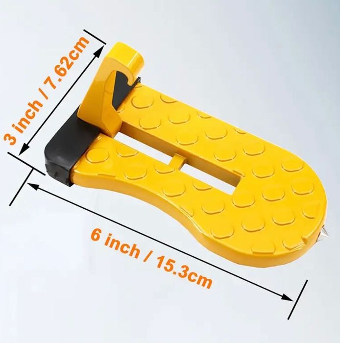 Автомобилна стъпка, която се поставя на ключалката на вратата