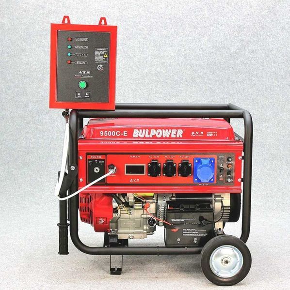 BULPOWER Генератор за ток 8.5kW модел 9500C-E с ел. старт + ATS Кутия