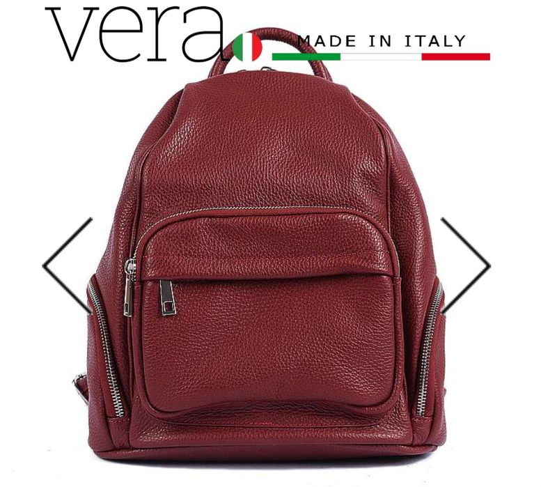 Дамска раница естествена кожа