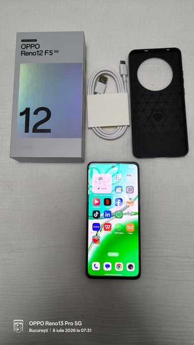 Se vinde Oppo Reno12 FS, 12GB RAM, 512GB, 5G