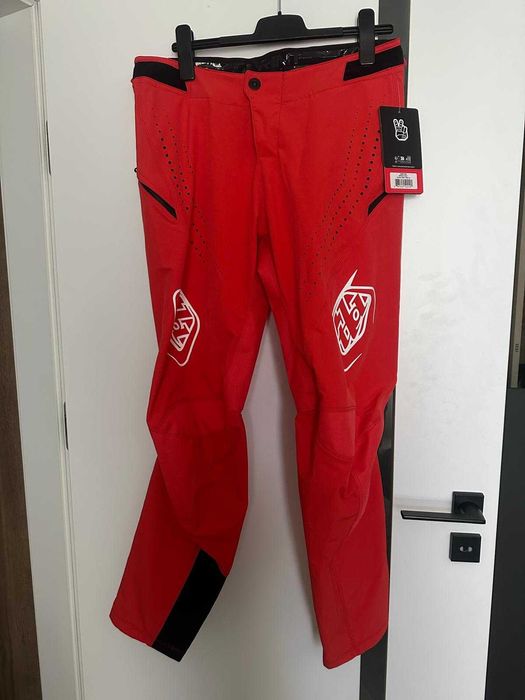 Pantaloni Bicicleta Downhill Troy Lee Designs Sprint Mono Fiery Red