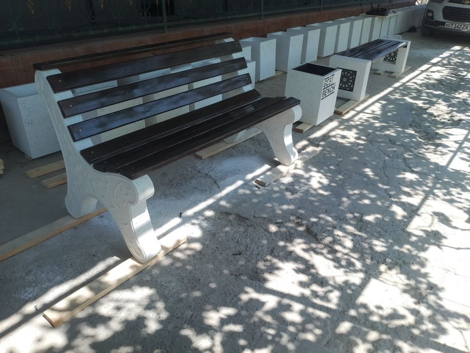 Скамейка вазон урна кашпо анти парковка