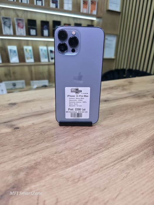 iPhone 13 Pro Max Sierra Blue 128Gb - Sanatate bat.100% - Garantie