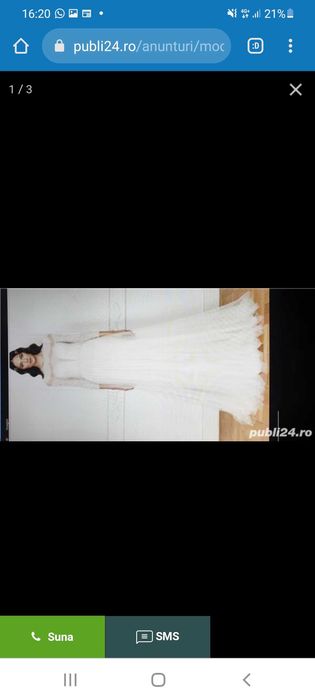 Rochie de mireasa Divine Atelier+ tiara gratuit