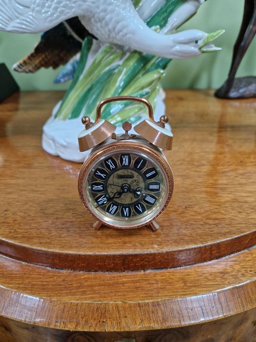 Красив антикварен колекционерски немски будилник Blessing