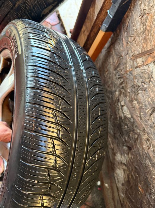 Jante aliaj Rial R16 4x100 (Renault, Dacia, Opel) + 2 cauciucuri ca NOI 205/55 R16 + 2 uzate