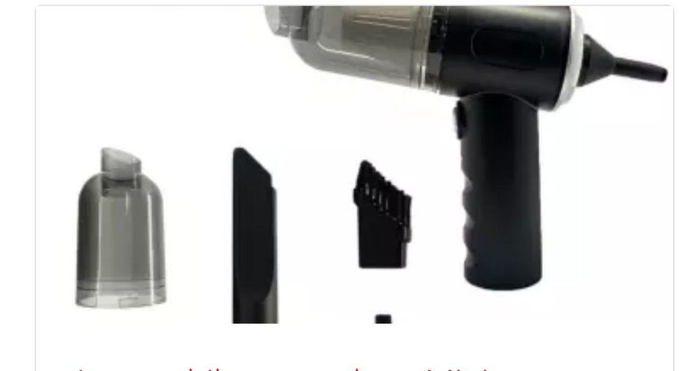 Avtomobil va uy uchun mini changyutgich